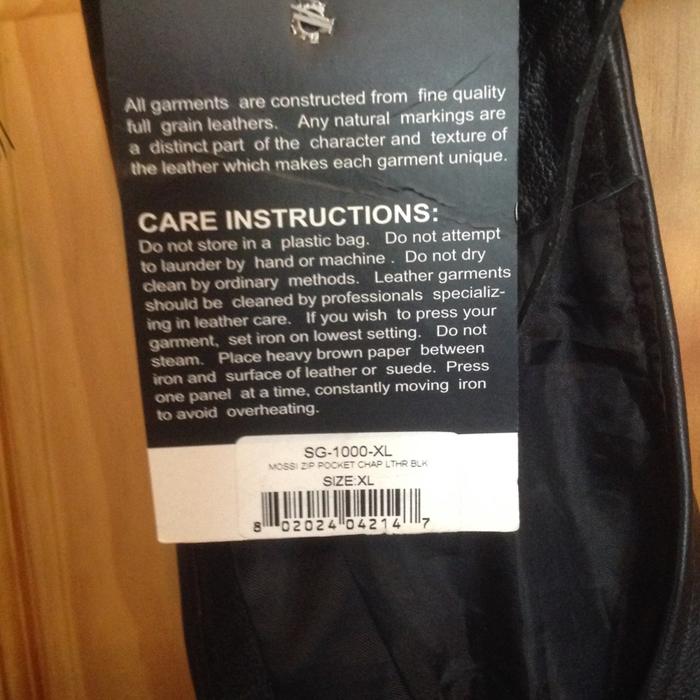 Mossi motor cycle Chaps XL - Picture 3 of 10